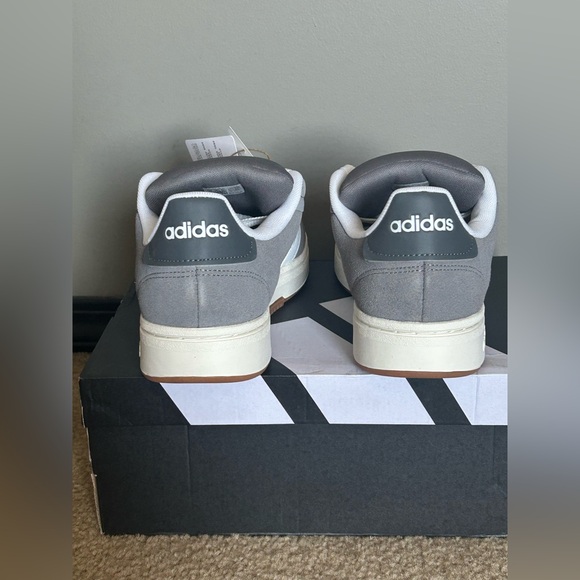 Adidas Men's Grand Court Alpha 00s Classic Gray and White Sneakers size 11 - Picture 7 of 12